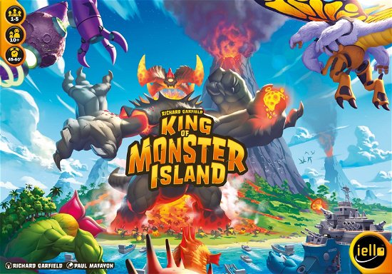Iello  King of Monster Island Board Game - Iello  King of Monster Island Board Game - Gra planszowa -  - 3701551700292 - 