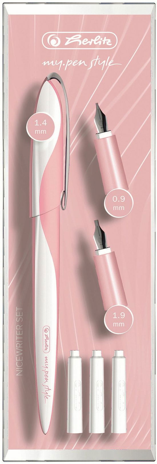 Cover for Herlitz · Herlitz Nicewriter-Set Rose       + 3 Federn + 4 P (ACCESSORY) (2024)