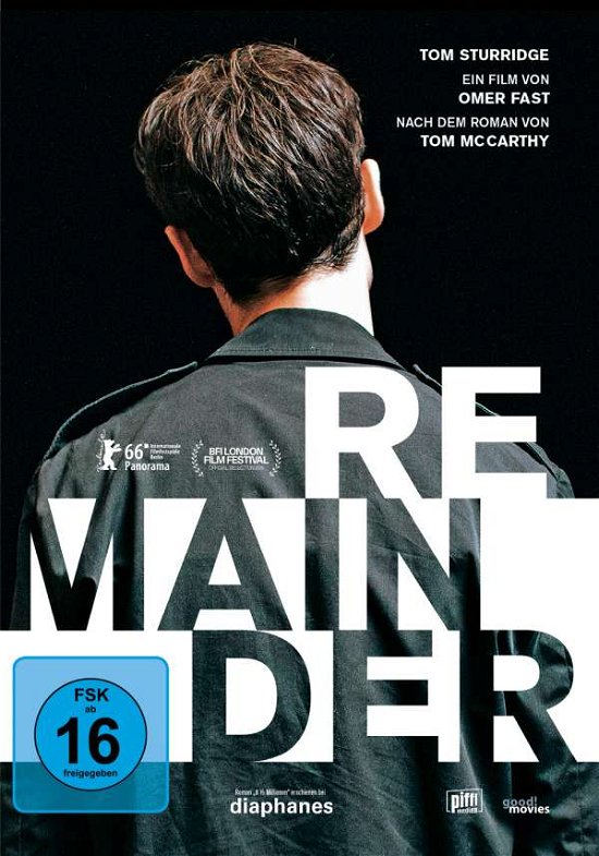 Remainder - Tom Sturridge - Film - GOOD MOVIES/PIFFL - 4015698006292 - 2. desember 2016