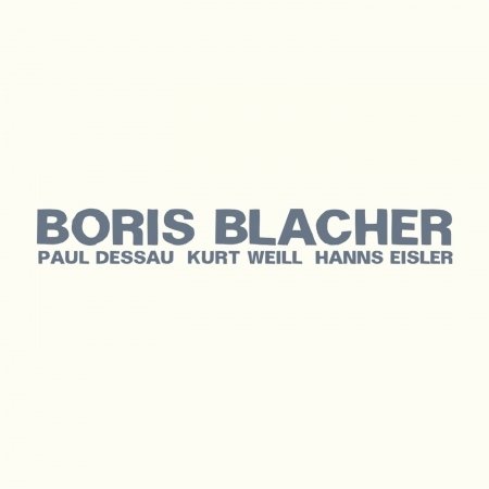 Cover for B. Blacher · Boris Blacher Box (CD) (2021)