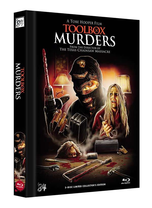 Br dvd The Toolbox Murders 3 disc Collectors Edition Mediabook