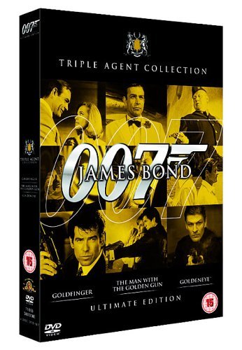 Cover for Goldfinger / The Man With The Golden Gun / Goldeneye (DVD) [Coll. edition] (2006)