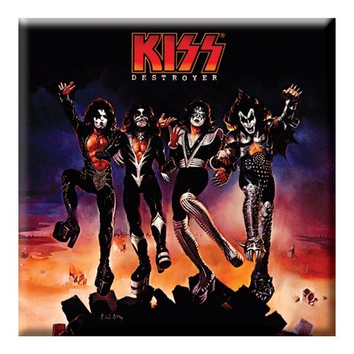 KISS "Destroyer" Album Cover Fridge Magnet - - No Manufacturer - - Merchandise - Epic Rights - 5055295307292 - October 17, 2014