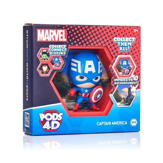 Cover for Pod 4d · Pod 4D Marvel - Captain America (Pocketbok) (2024)