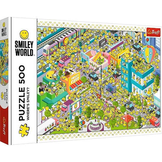 Cover for Trefl · Puzzles - 500 - Where's Smiley? / Smiley (MERCH)