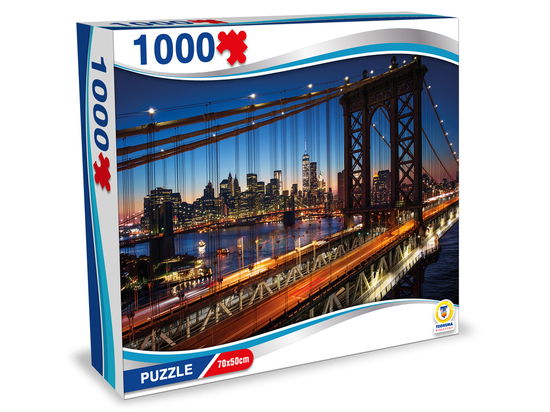 Cover for Teorema: Puzzle Ponte Di Brooklyn 1000 Pz 70X50Cm · Box (MERCH)