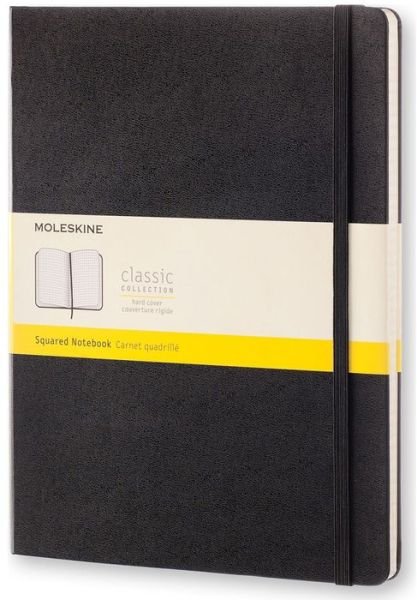 Moleskine Notebook Extra Large Squared Black Hard (Merchandise) - Moleskin - Koopwaar - Moleskine - 8051272895292 - 6 april 2016