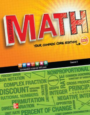 Cover for Mcgraw-hill Education · Glencoe Math, Course 2, Vol. 1, Your Common Core Edition, Student Edition (Paperback Book) (2012)