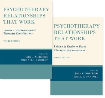 Cover for Wampold, Bruce E. (Patricia L. Wolleat Professor of Counseling Psychology, Patricia L. Wolleat Professor of Counseling Psychology, University of Wisconsin - Madison) · Psychotherapy Relationships that Work, 2 vol set (Bog) [3 Revised edition] (2019)