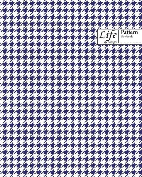 Cover for Design · Checkered II Pattern Composition Notebook Wide Large 100 Sheet Navy Blue Cover (Pocketbok) (2020)