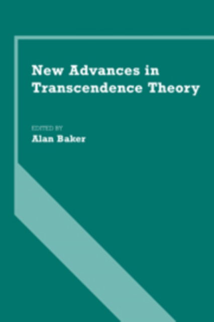 Cover for Alan Baker · New Advances in Transcendence Theory (Paperback Book) (2008)