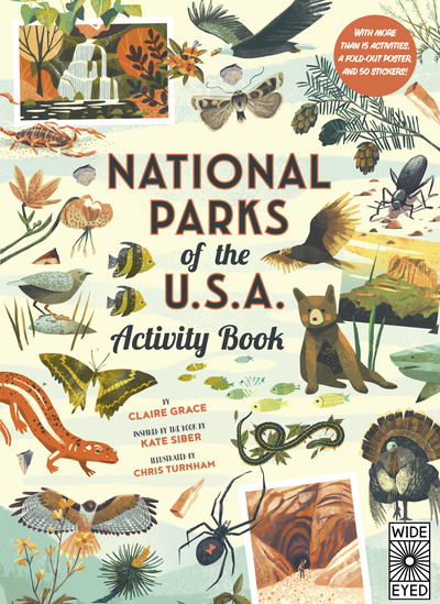 Cover for Kate Siber · National Parks of the USA: Activity Book: With More Than 15 Activities, A Fold-out Poster, and 50 Stickers! - National Parks of the USA (Taschenbuch) (2020)