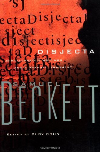 Cover for Samuel Beckett · Disjecta: Miscellaneous Writings and a Dramatic Fragment (Paperback Book) [1st Grove Press edition] (1995)