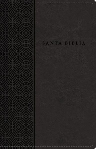 Cover for RVR 1960- Reina Valera 1960 · RVR60 Santa Biblia, Letra Grande, Tamaño Compacto, Leathersoft, Negro, Edición Letra Roja, con Índice y Cierre (Imiteret Læderbog) (2020)