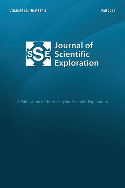 Cover for Society For Scientific Exploration · Journal of Scientific Exploration 33 (Paperback Book) (2019)