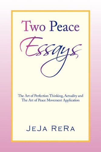 Cover for Jeja Rera · Two Peace Essays (Paperback Book) (2009)