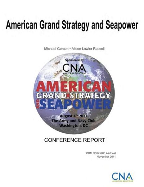 Cover for Michael Gerson · American Grand Strategy and Seapower (Paperback Book) (2012)