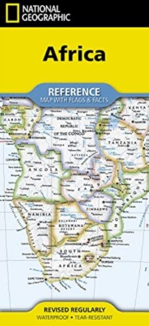 Cover for National Geographic Maps · National Geographic Africa Map (Folded with Flags and Facts) - National Geographic Reference Map (Landkart) [2022nd edition] (2024)