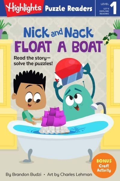 Cover for Brandon Budzi · Nick and Nack Float a Boat - Highlights Puzzle Readers (Paperback Book) (2021)