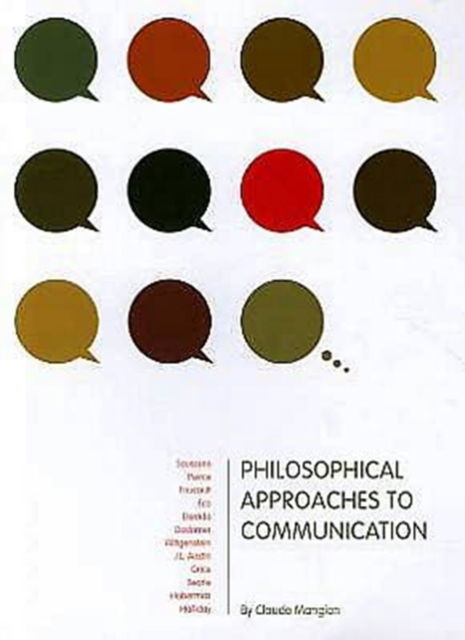 Cover for Claude Mangion · Philosophical Approaches to Communication (Paperback Book) (2011)