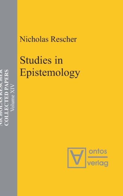 Cover for Nicholas Rescher · Studies in Epistemology (Hardcover Book) (2016)