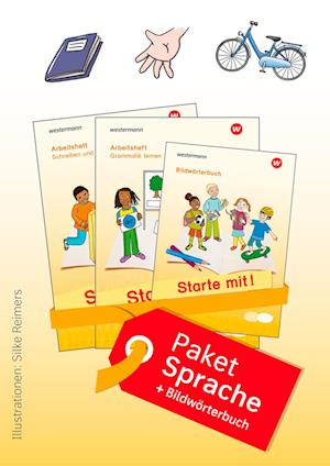 Starte mit! - Materialien zur Sprachbildung. Paket Sprache inklusive Bildwörterbuch - Westermann Schulbuch - Livros - Westermann Schulbuch - 9783141233292 - 1 de julho de 2022