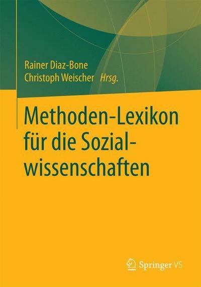 Cover for Diaz Bone  Rainer · Methoden-Lexikon Fur Die Sozialwissenschaften (Pocketbok) [2015 edition] (2015)