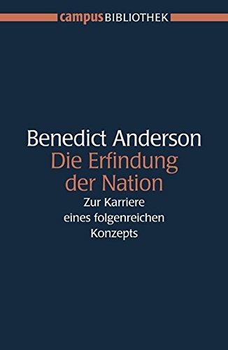 Cover for Benedict Anderson · Die Erfindung der nation (Bog) (1996)