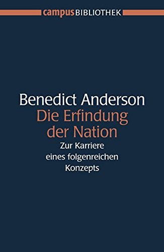 Cover for Benedict Anderson · Die Erfindung der nation (Book) (1996)