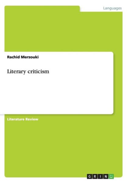 Cover for Rachid Merzouki · Literary Criticism (Paperback Book) (2014)