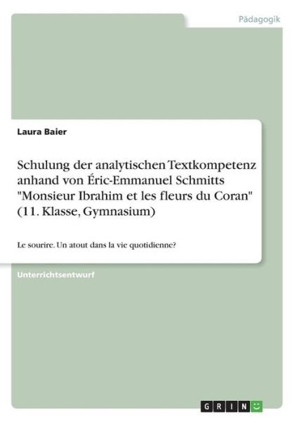 Cover for Baier · Schulung der analytischen Textkom (Book)