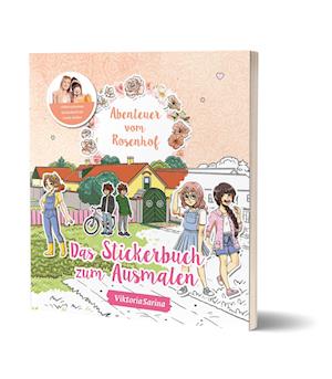 Cover for Katharina Netolitzky · Abenteuer vom Rosenhof: Das Stickerbuch zum Ausmalen (Buch) (2024)