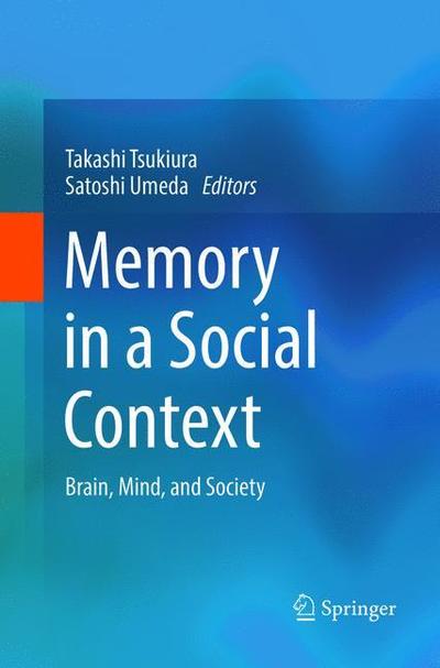 Cover for Memory in a Social Context (Book) [Softcover reprint of the original 1st ed. 2017 edition] (2019)