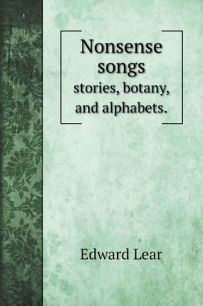 Cover for Edward Lear · Nonsense songs (Hardcover Book) (2020)