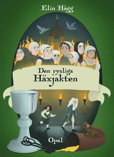 Cover for Elin Hägg · Den rysliga häxjakten (Innbunden bok) (2024)