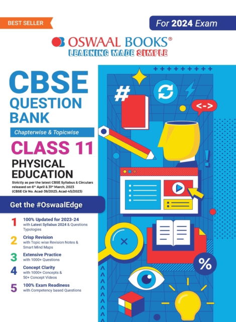 Cover for Oswaal Editorial Board · Oswaal CBSE Class 11 Physical Education Question Bank (2024 Exam) (Paperback Book) (2023)