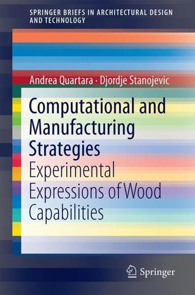 Cover for Quartara · Computational and Manufacturing Strategies (Book) [1st ed. 2019 edition] (2018)