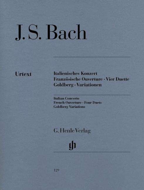 Cover for JS Bach · Ital.Konz.,Franz.Ouver.KlaHN129 (Book)