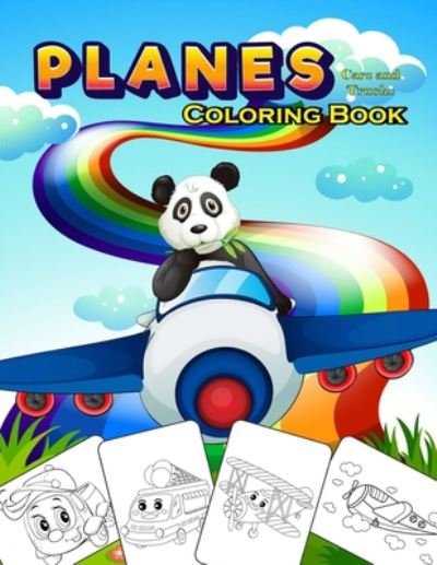 Planes, Cars and Trucks Coloring Book - Fl0wers B00k - Bøger - Independently Published - 9798664473292 - 7. juli 2020
