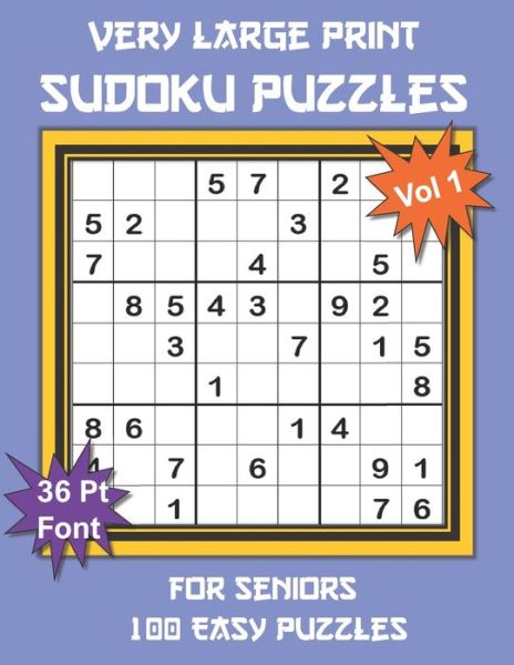 Cover for Youdosudo · Very Large Print Sudoku Puzzles for Seniors (Paperback Book) (2020)