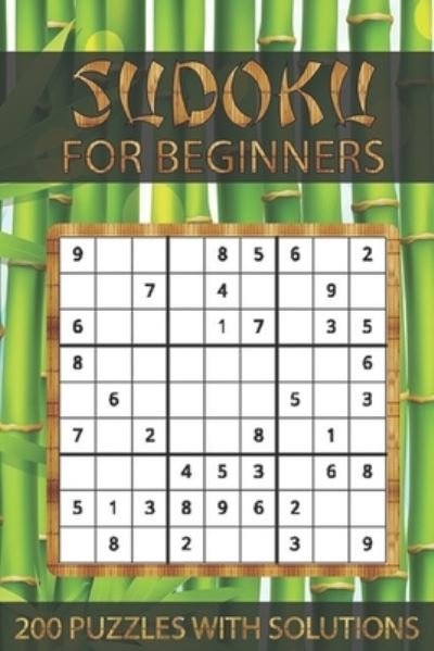 Cover for Zdm Editions · Sudoku for Beginners, 200 Puzzles with Solutions (Taschenbuch) (2021)