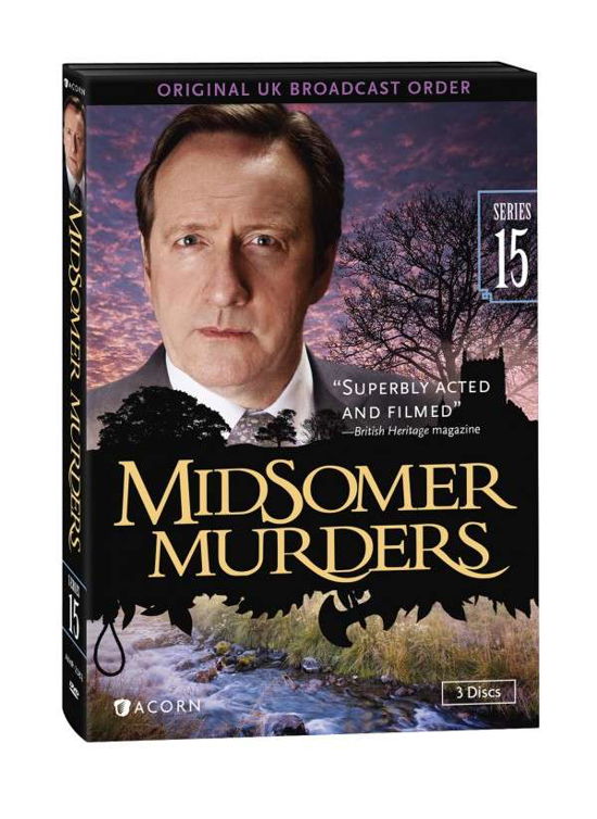 Cover for Midsomer Murders: Series 15 (DVD) (2015)