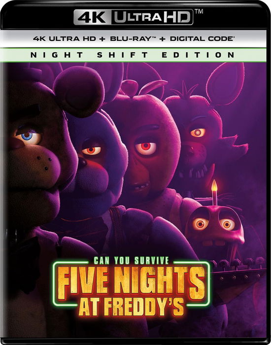 Cover for Five Nights at Freddy's (4K UHD Blu-ray) [Night Shift edition] (2023)