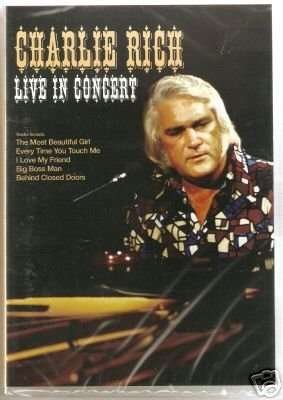 Cover for Charlie Rich · Live In Concert (DVD) (2021)
