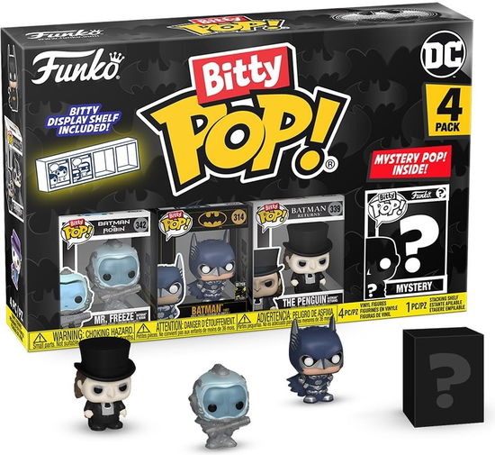 Bitty Pop Batman Freeze 4 Pack 85th Anniversary - Bitty Pop Dc - Produtos - Funko - 0889698811293 - 30 de agosto de 2024