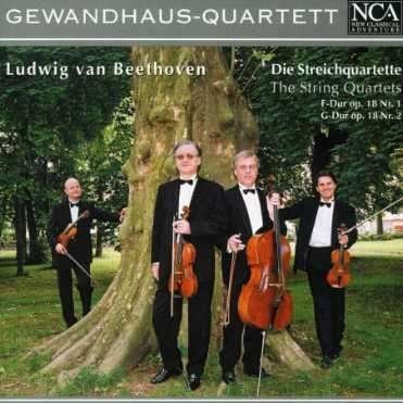 Cover for Gewandhaus Quartett · Beethoven: String Quartet Op.18 Nr.1 &amp; 2 (CD) (2012)