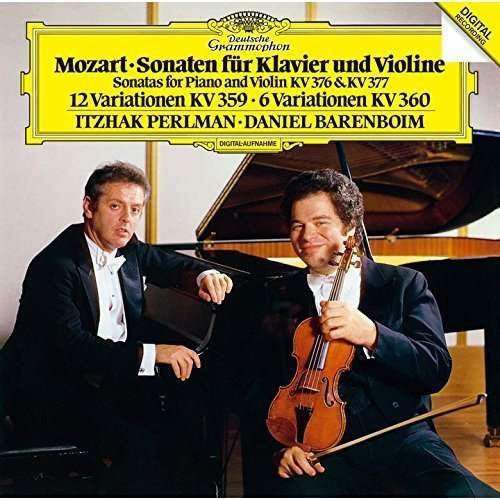 Cover for Itzhak Perlman · Mozart: Violin Sonatas K 376 &amp; 377 (CD) (2015)