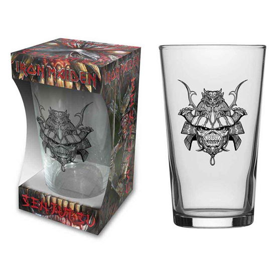 Iron Maiden Beer Glass: Senjutsu (Boxed) - Iron Maiden - Fanituote -  - 5056365714293 - 