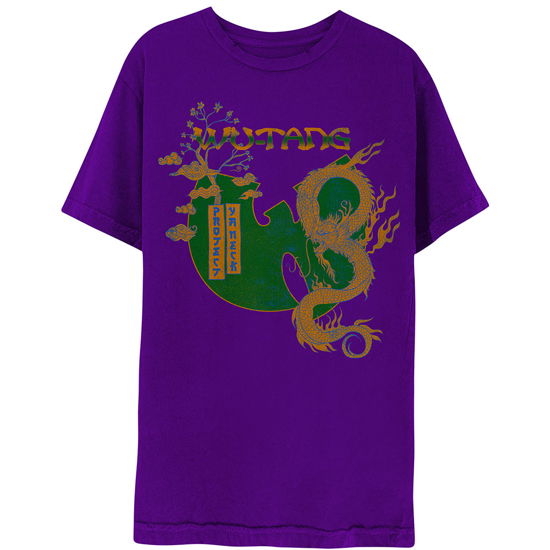 Cover for Wu-Tang Clan · Wu-Tang Clan Unisex T-Shirt: Dragon Bonsai (Purple) (T-shirt) [size S] [Purple - Unisex edition] (2021)