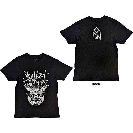 Bullet For My Valentine Unisex T-Shirt: Omen (Black) (Back Print) - Bullet For My Valentine - Merchandise - - 5056737207293 - October 4, 2023